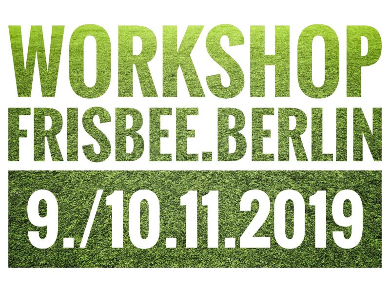 Einladung zum Workshop frisbee.berlin