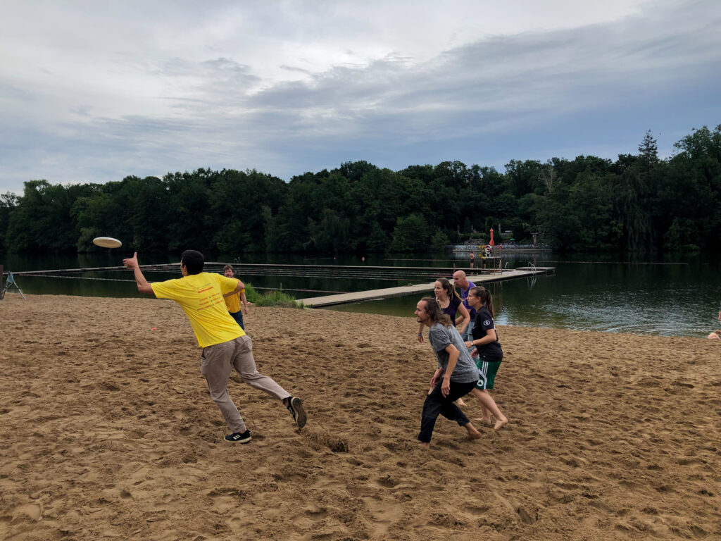 Hucks bei den Inklusiven Strandtagen