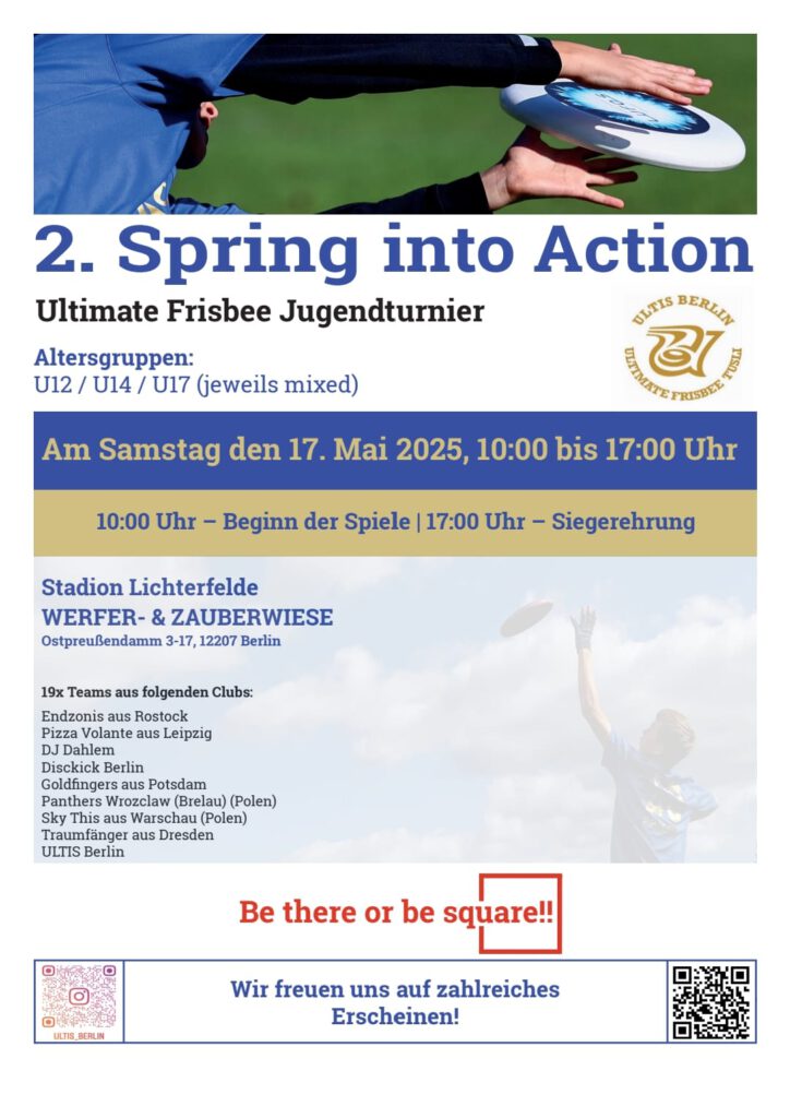 TusLi Spring into Action Turnier Ankündigung